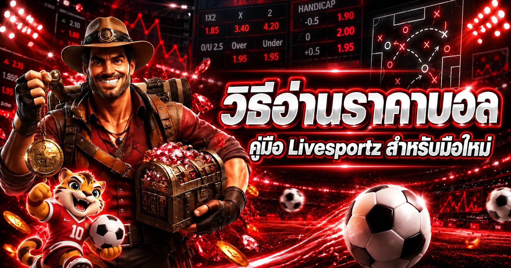 Livesportz วิธีอ่านราคาบอลสำหรับมือใหม่